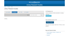 Desktop Screenshot of guides.mtholyoke.edu